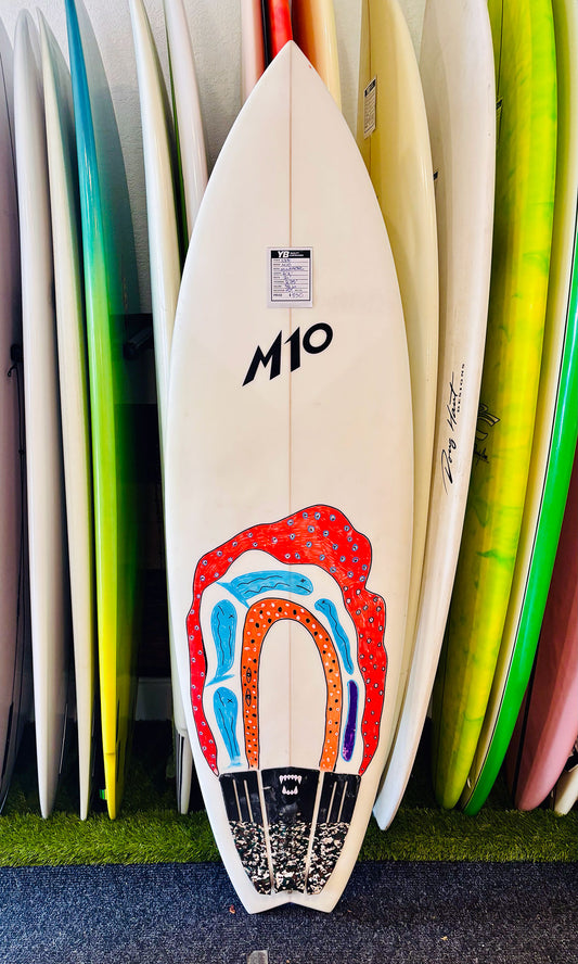 M10 6'1" 38L Munster Quad Used Surfboard