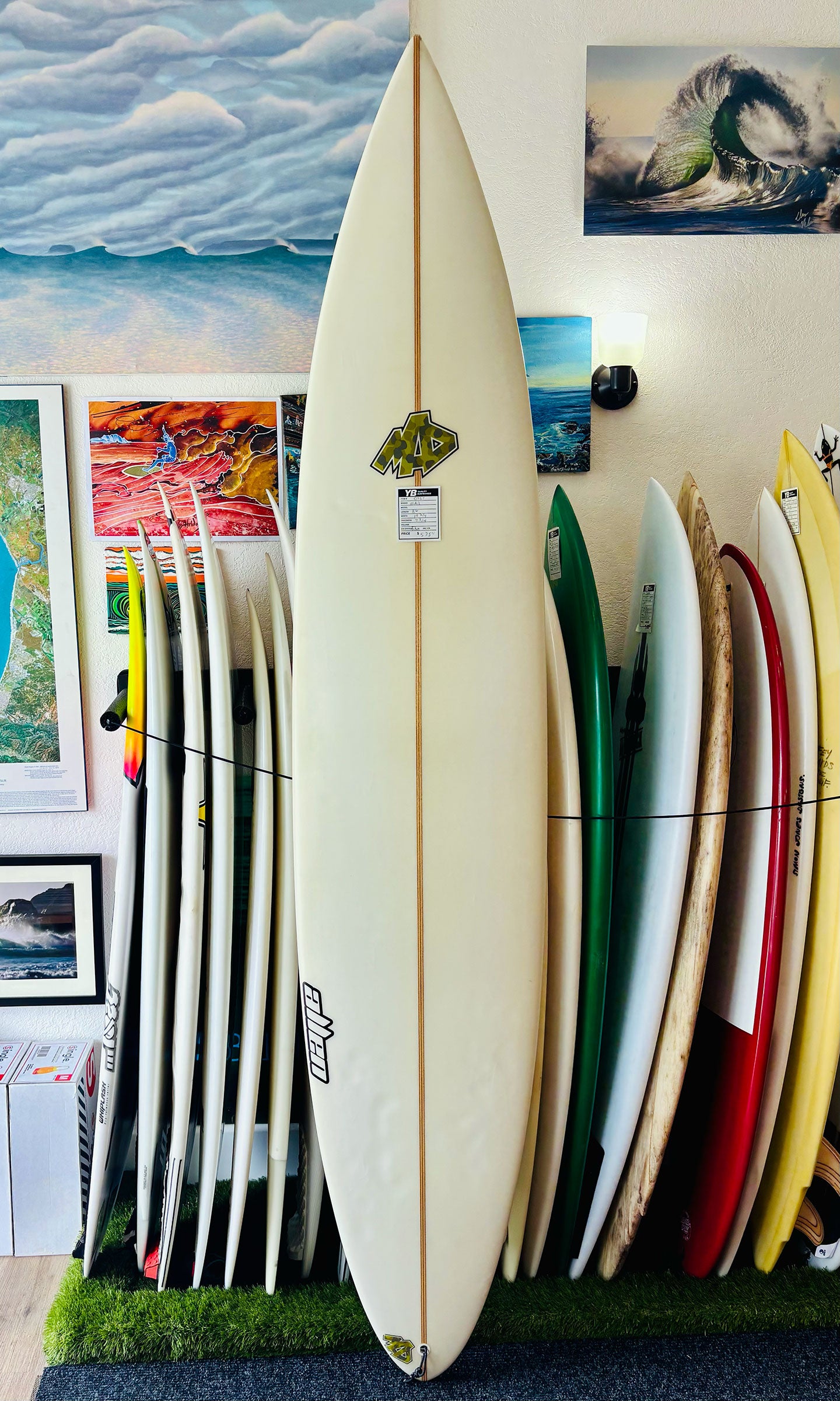 Mad 8'6" Gun Used Surfboard