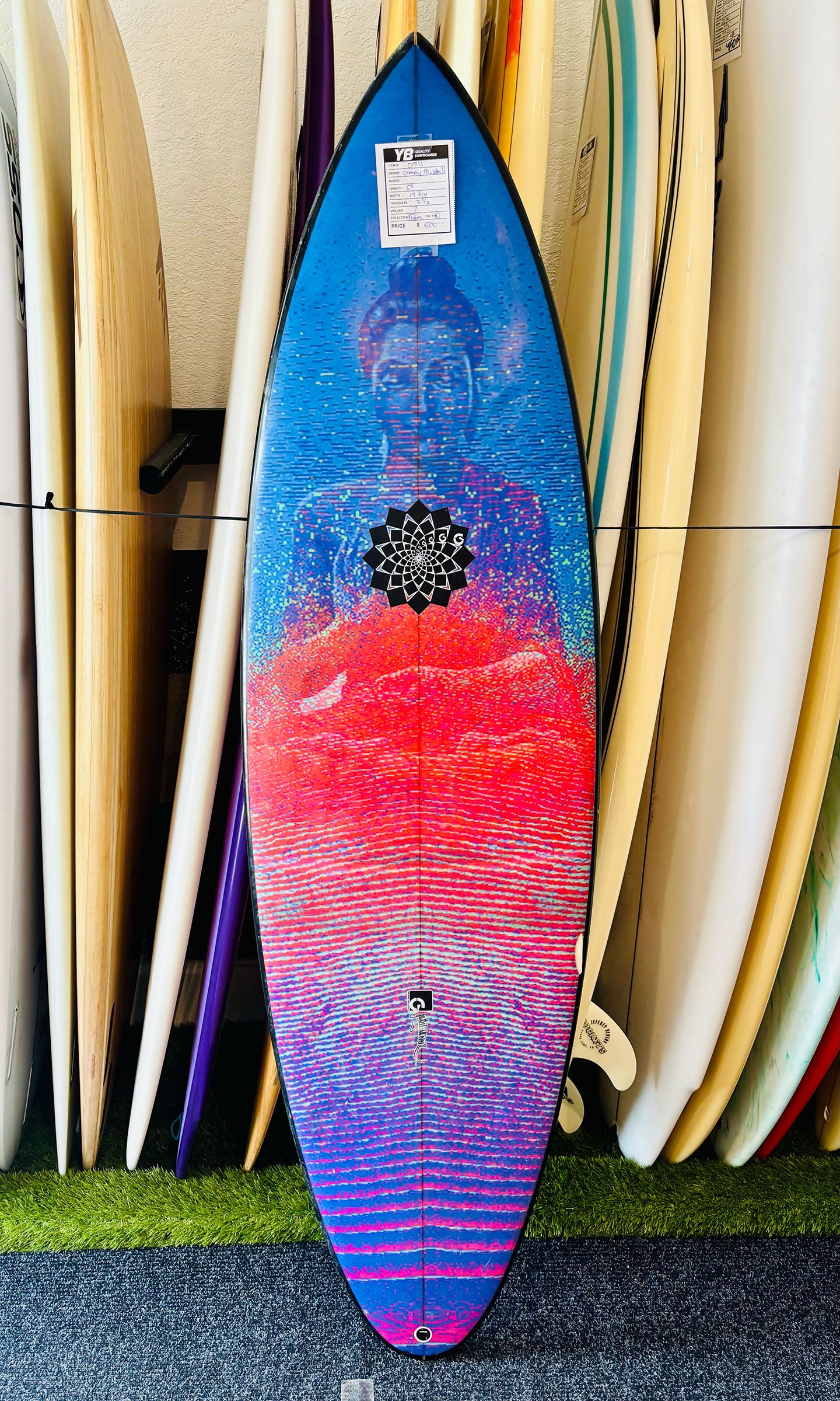 Gary McNeill 5'11" 30L Surfboard