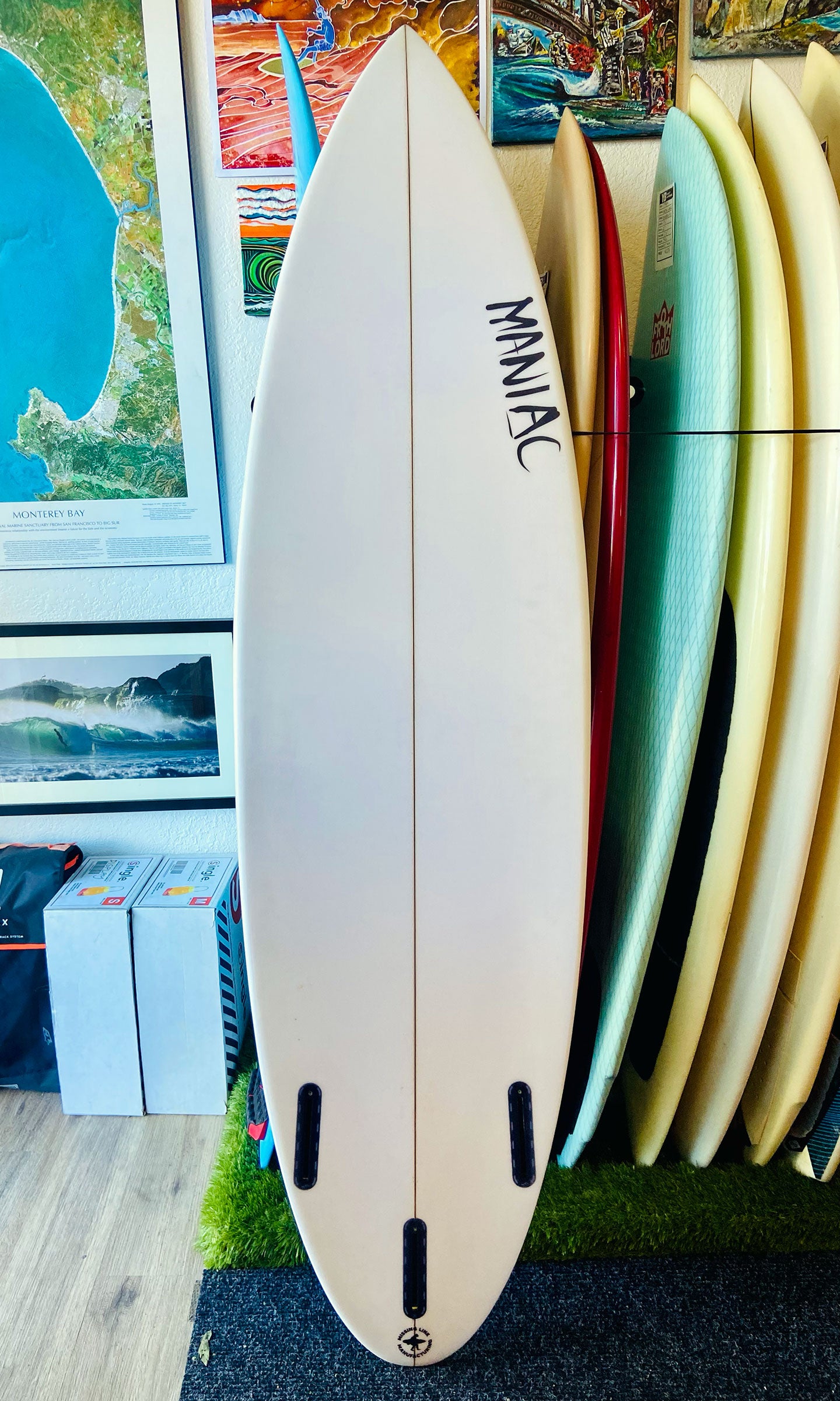 Missing Link 6'2" 29L Maniac Surfboard