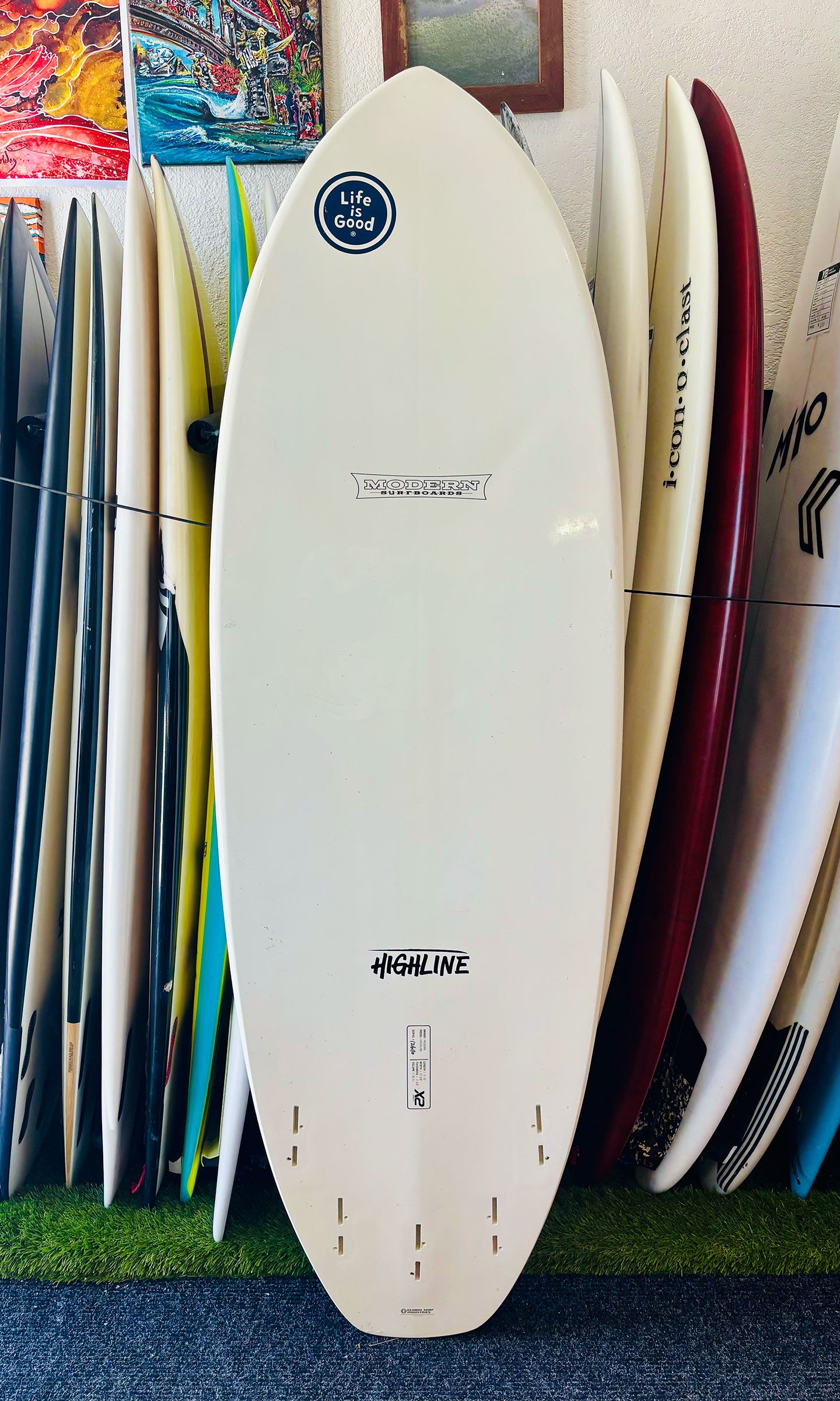 Modern 5'10" 38L Highline Used Surfboard