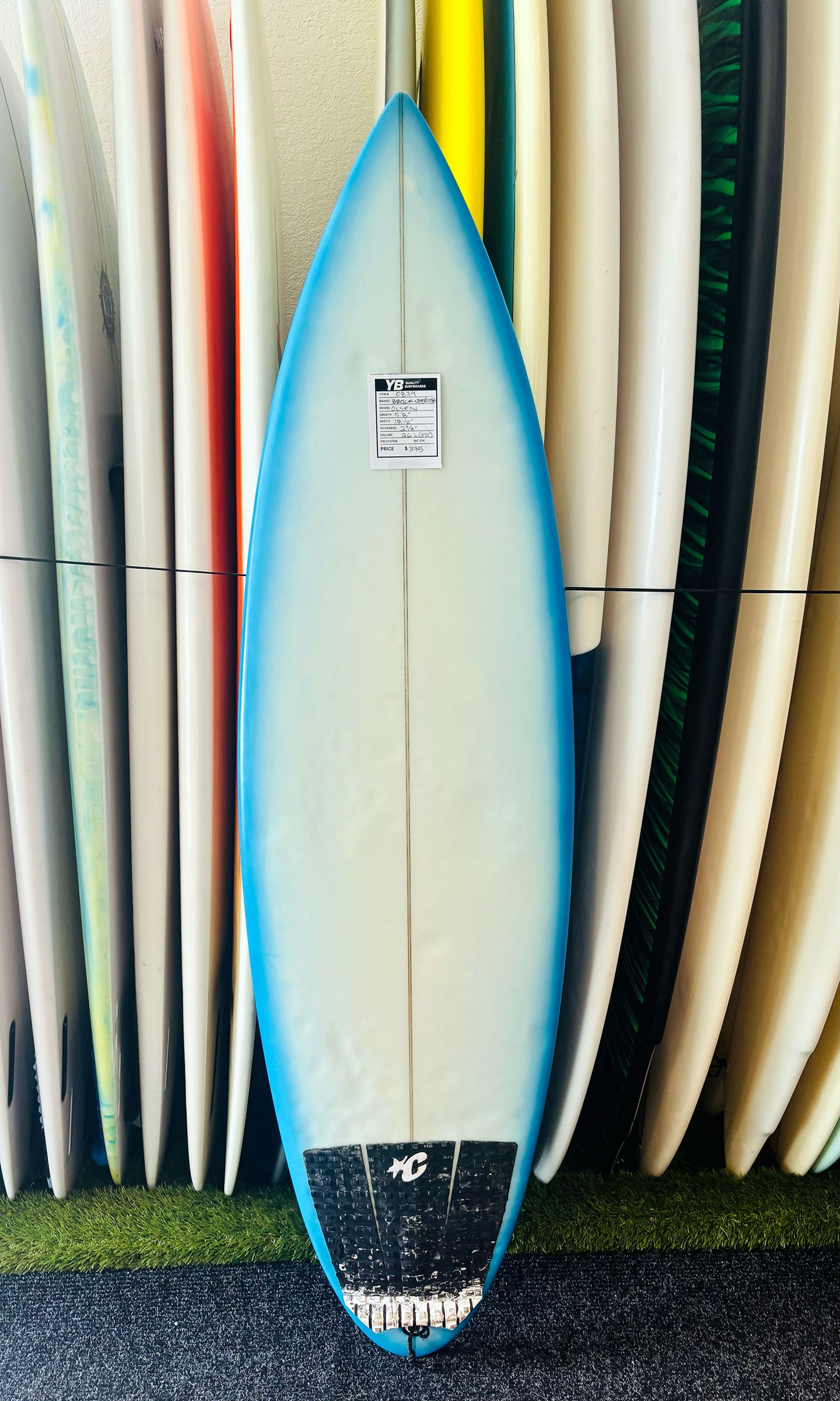 Olsen 5'8" 26L Brock Johnson Model Used Surfboard