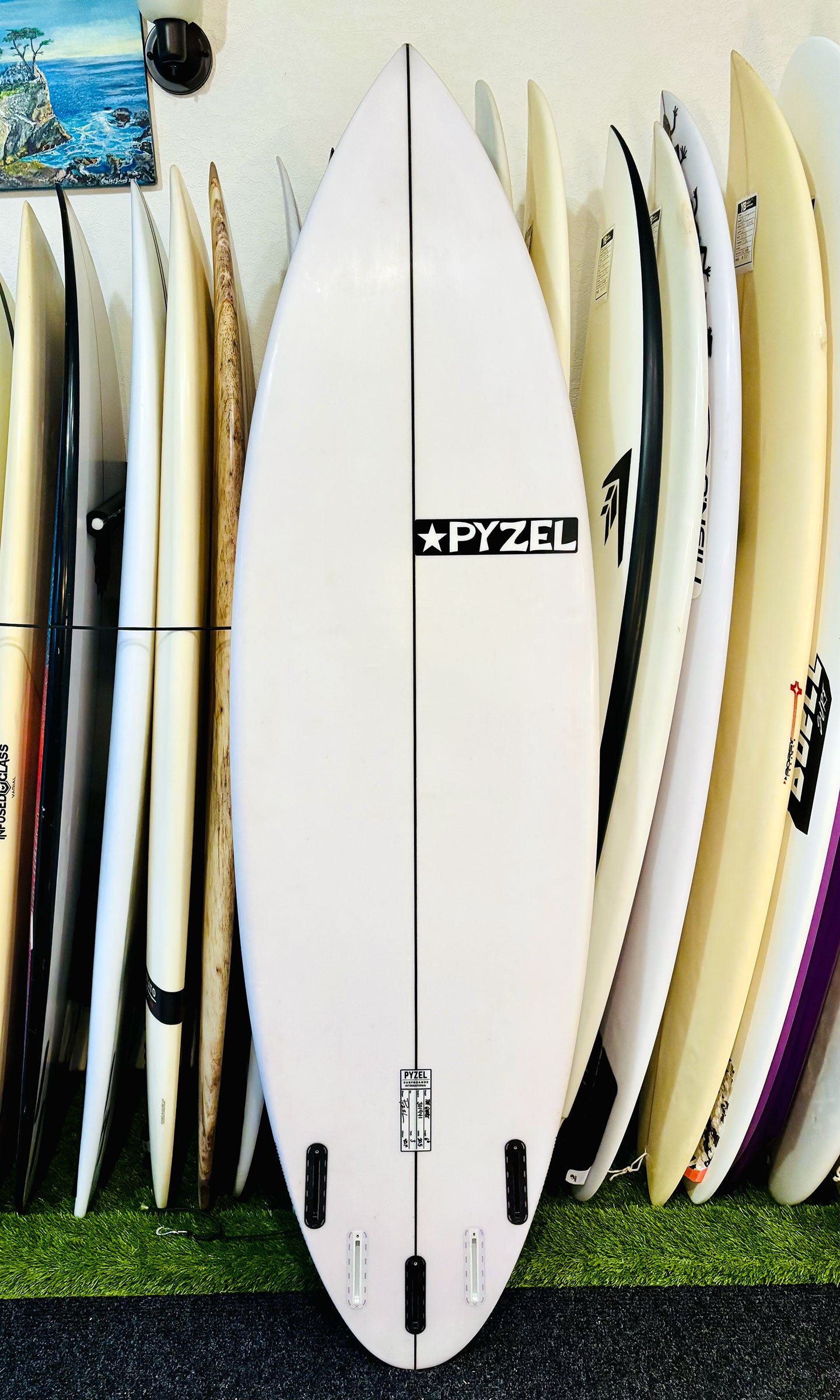 Pyzel 6'6" 40.1L Ghost Surfboard