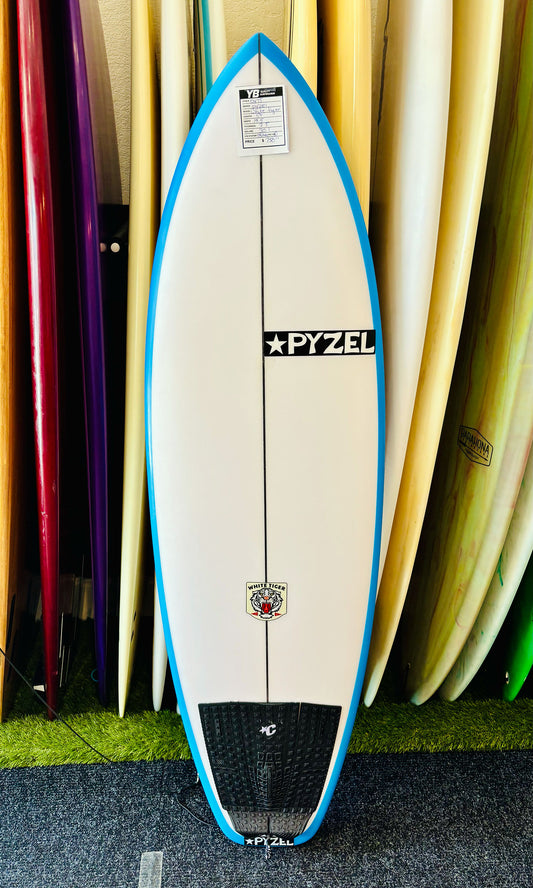 Pyzel 5'6" 30.1L White Tiger Surfboard