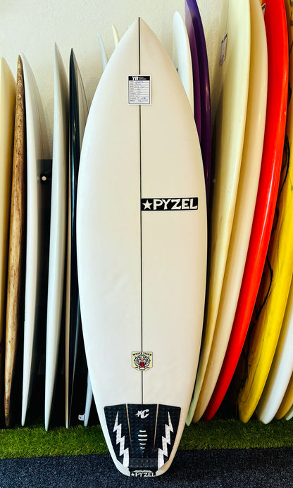 Pyzel 6'2" 40.9L White Tiger Surfboard