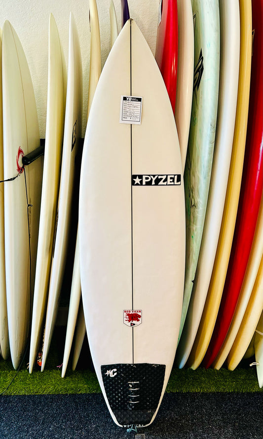 Pyzel 6'2" 34.2L Red Tiger Surfboard