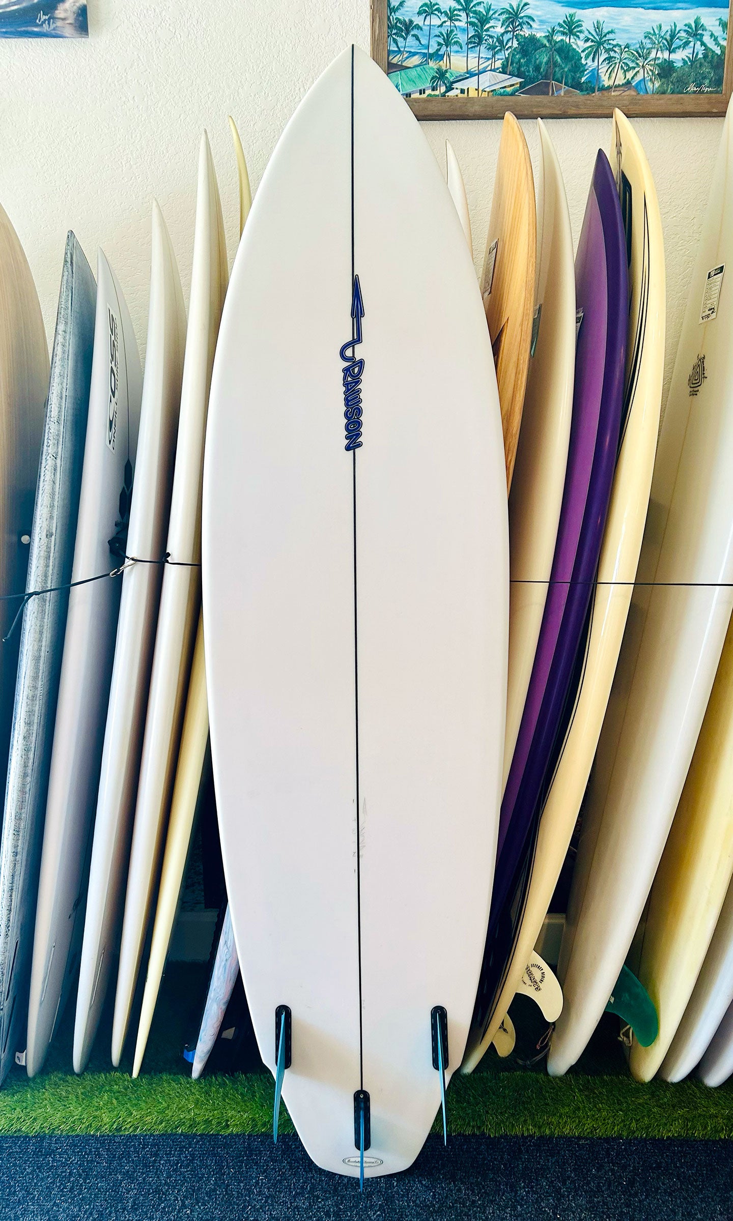 Rawson 7'4" 59.8L Big Guy Twin Fin