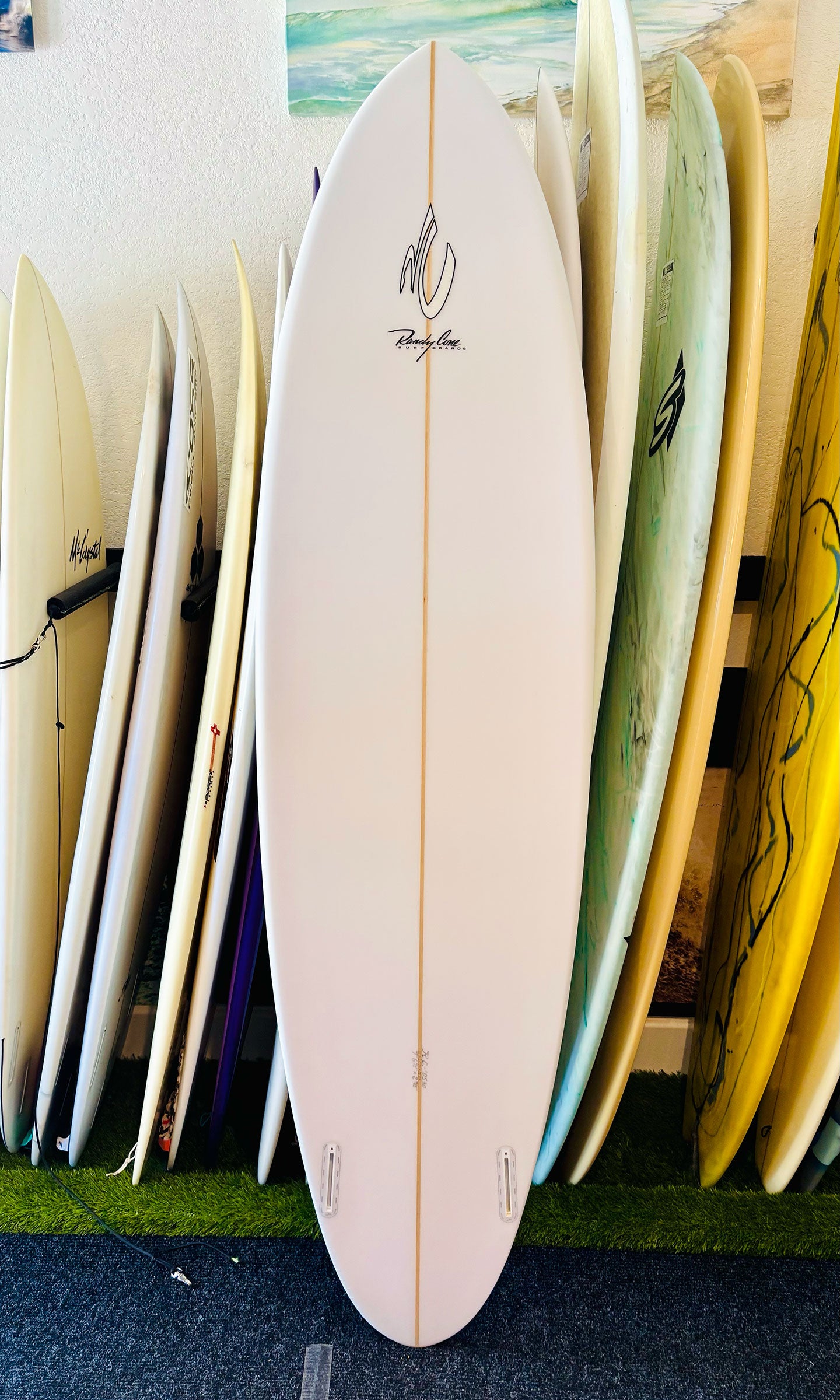 Randy Cone 7'6" 54L Twin Pin Surfboard