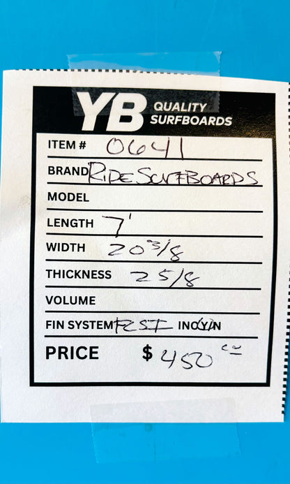 Ride Surfboards 7'0" 30.1L Mid Length Surfboard