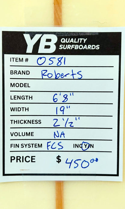 Roberts 6'8" 36L Step Up Surfboard