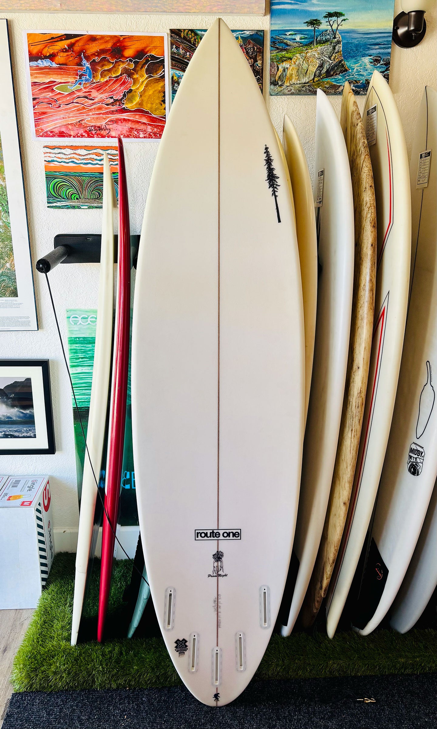 Route One 6'6" 31.7L Step Up New Surfboard