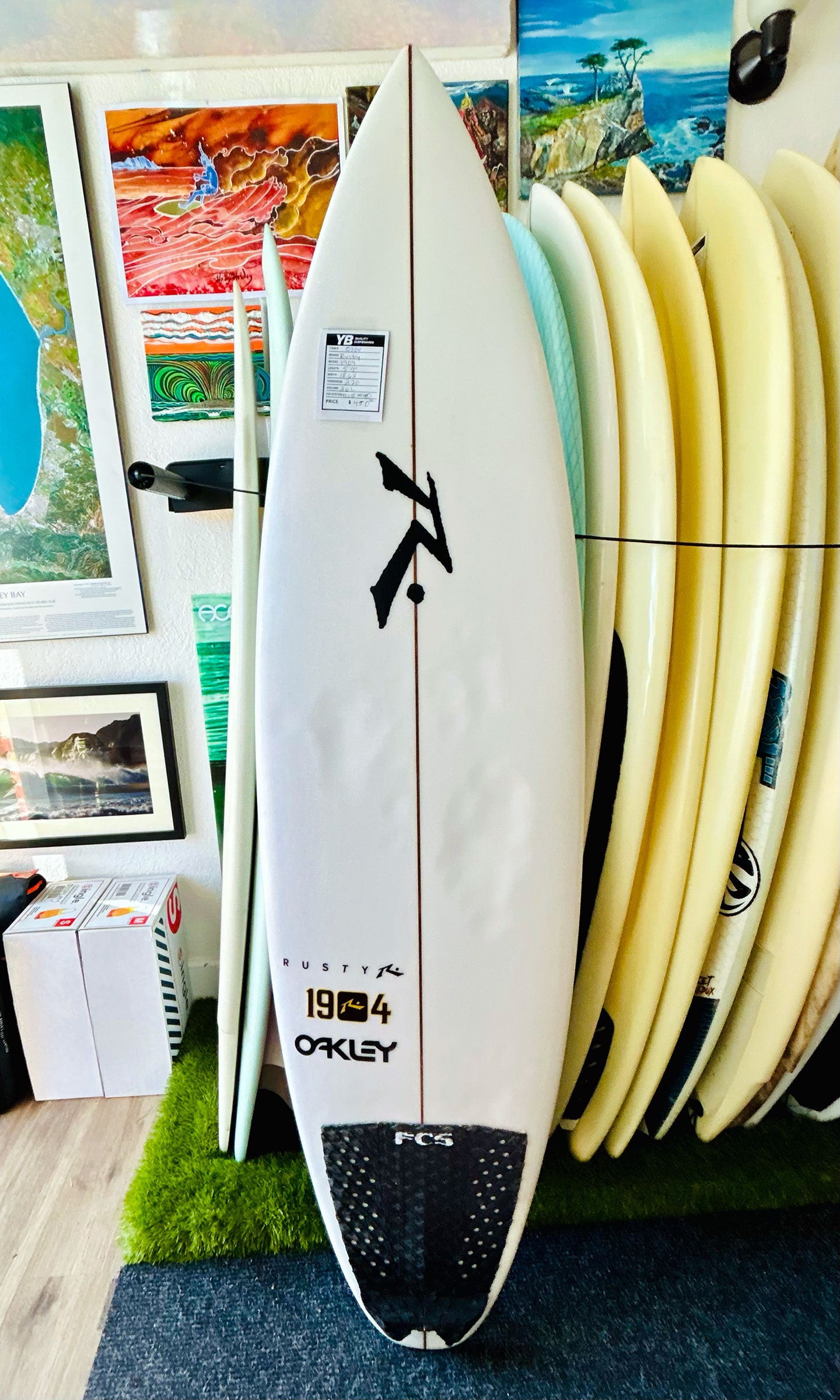 Rusty 5'9" 26 L 1904 Used Surfboard