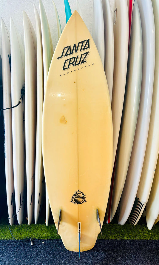 Santa Cruz 6'0" 80s Classic Surfboard shaped by Steve Coletta