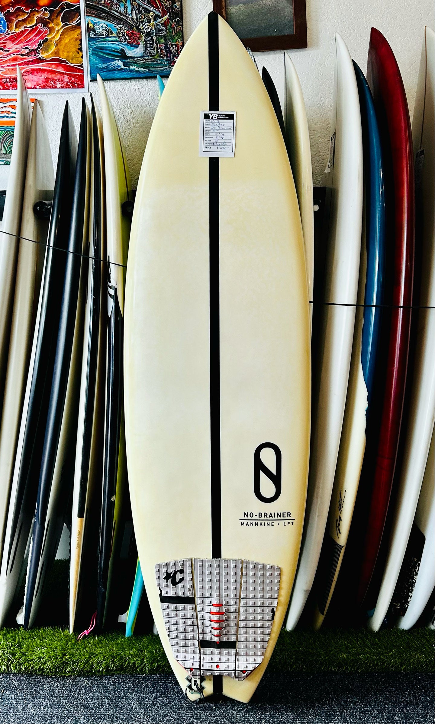 Slater Designs 5'10" 34L No Brainer Used Surfboard