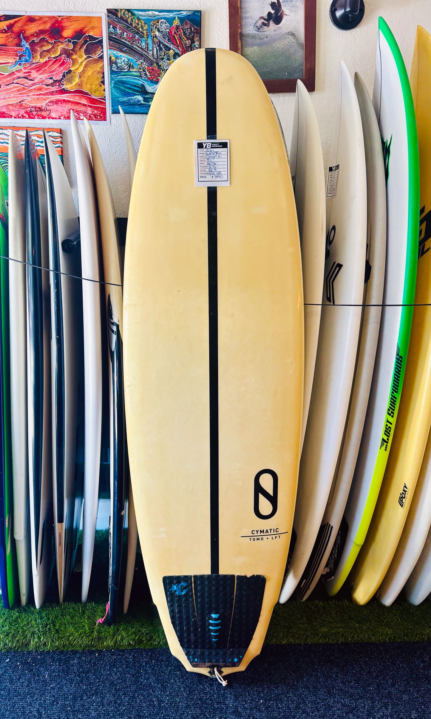 Slater Designs 5'11" Cymatic Used Surfboard