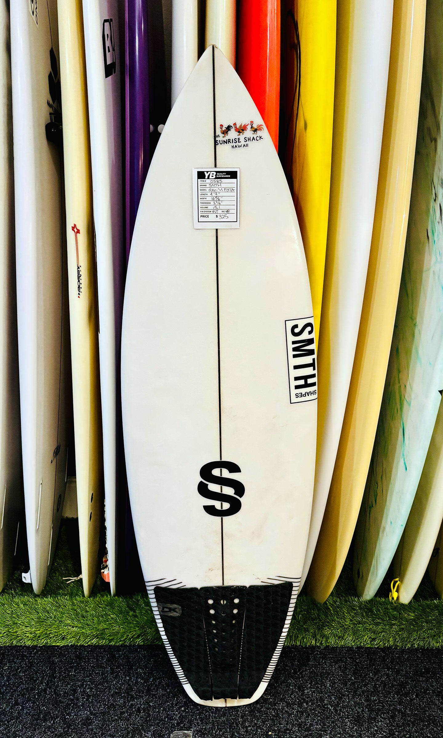 SMTH 4'7" 15.1L Pixta Grom Surfboard