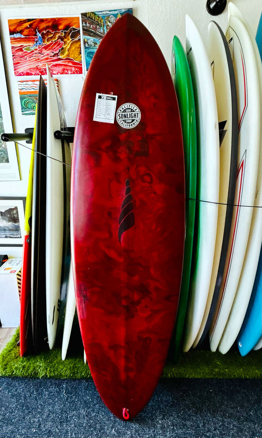 Solid 5'10" 34L Bachelor Model Used Surfboard