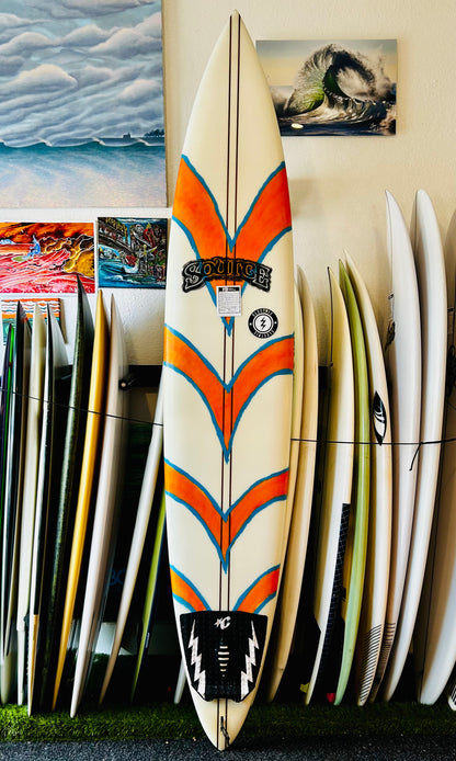 Source 8'8" Mini Gun Used Surfboard