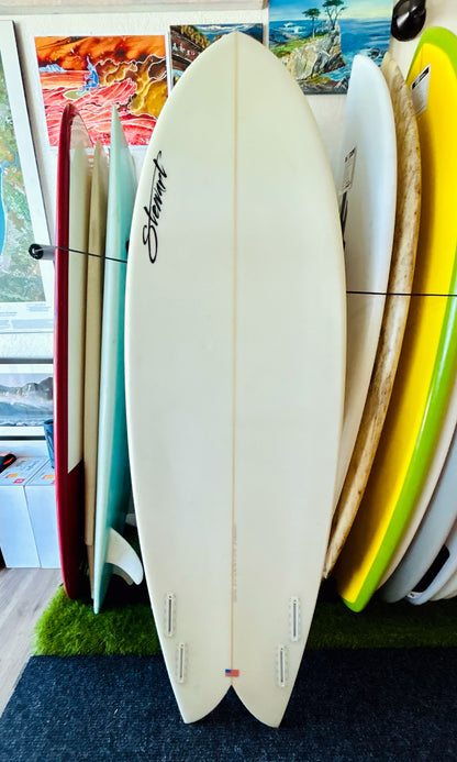 Stewart 6'0" Quad Used Surfboard