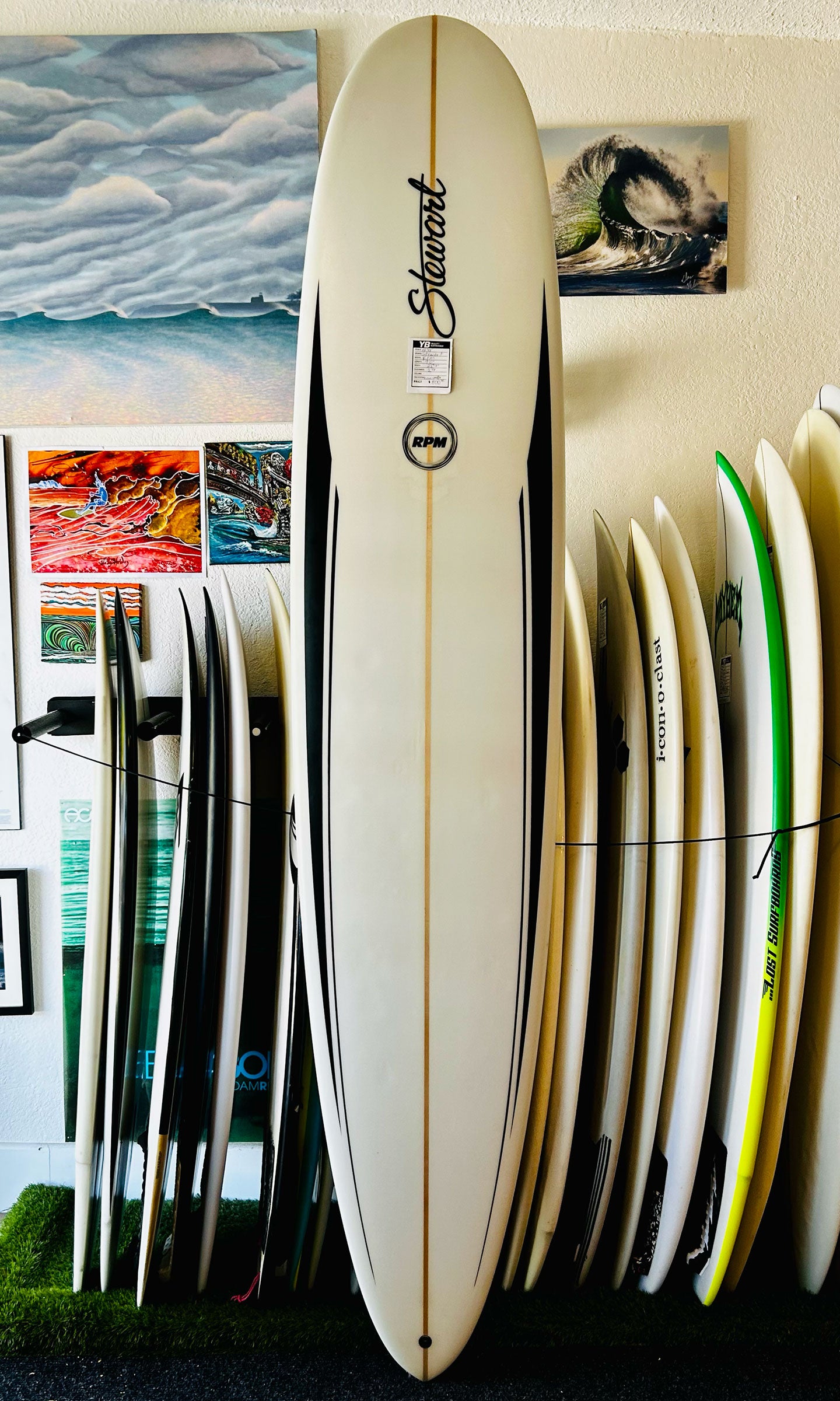 Stewart 9'0" RPM Used Longboard