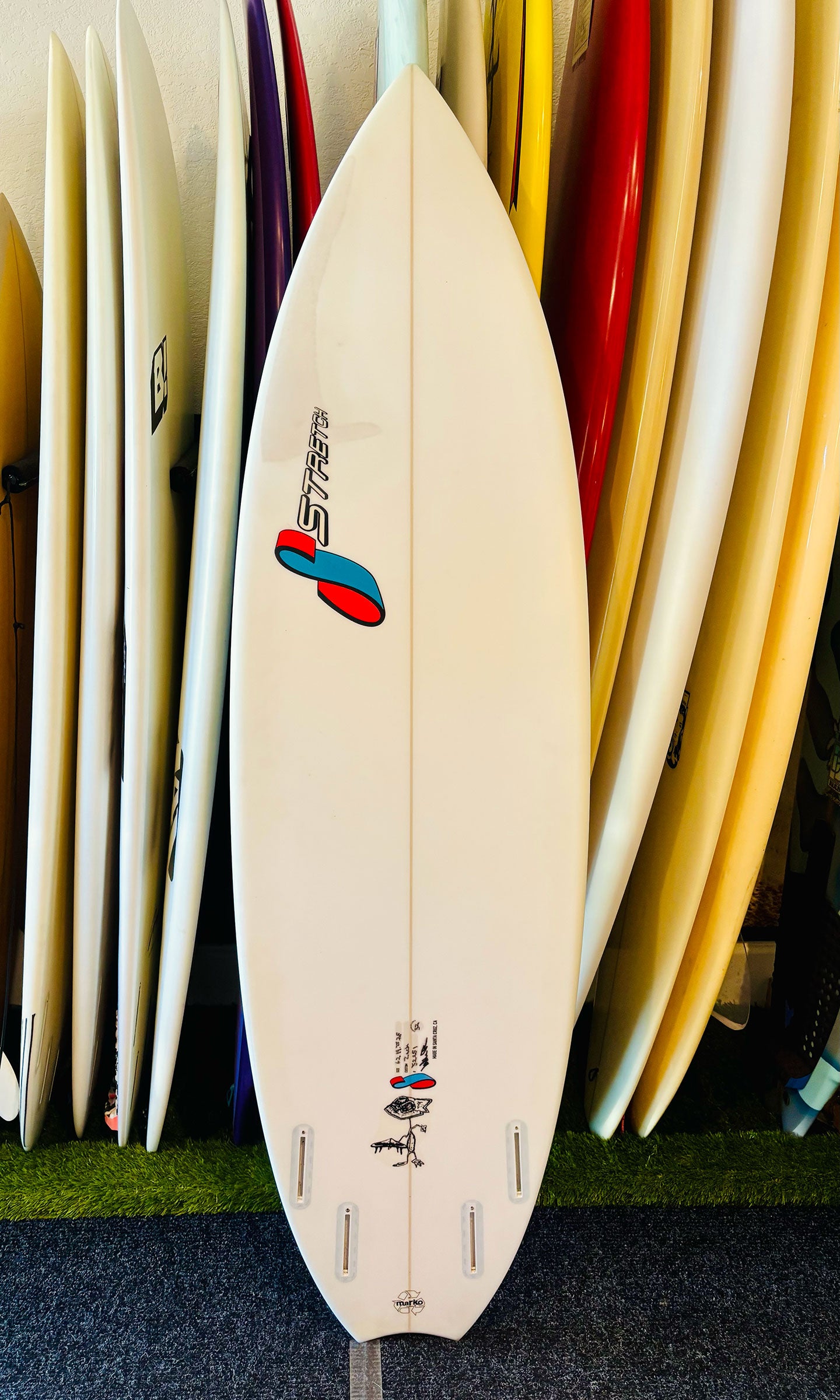 Stretch 6'2" 32L Fletcher Four Surfboard