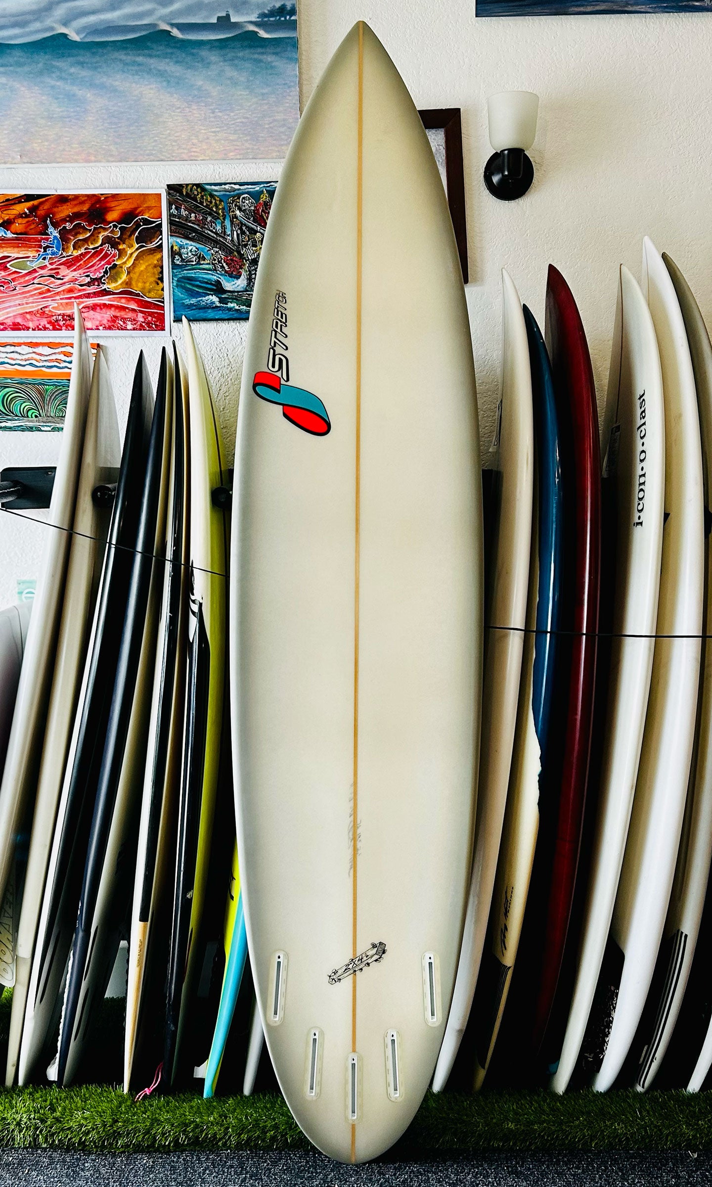 Stretch 7'6" 2x4 Gun Used Surfboard