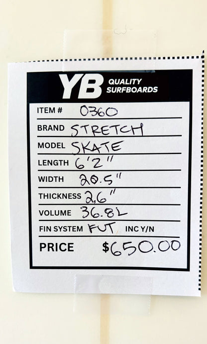Stretch 6'2" 36.8L Skate