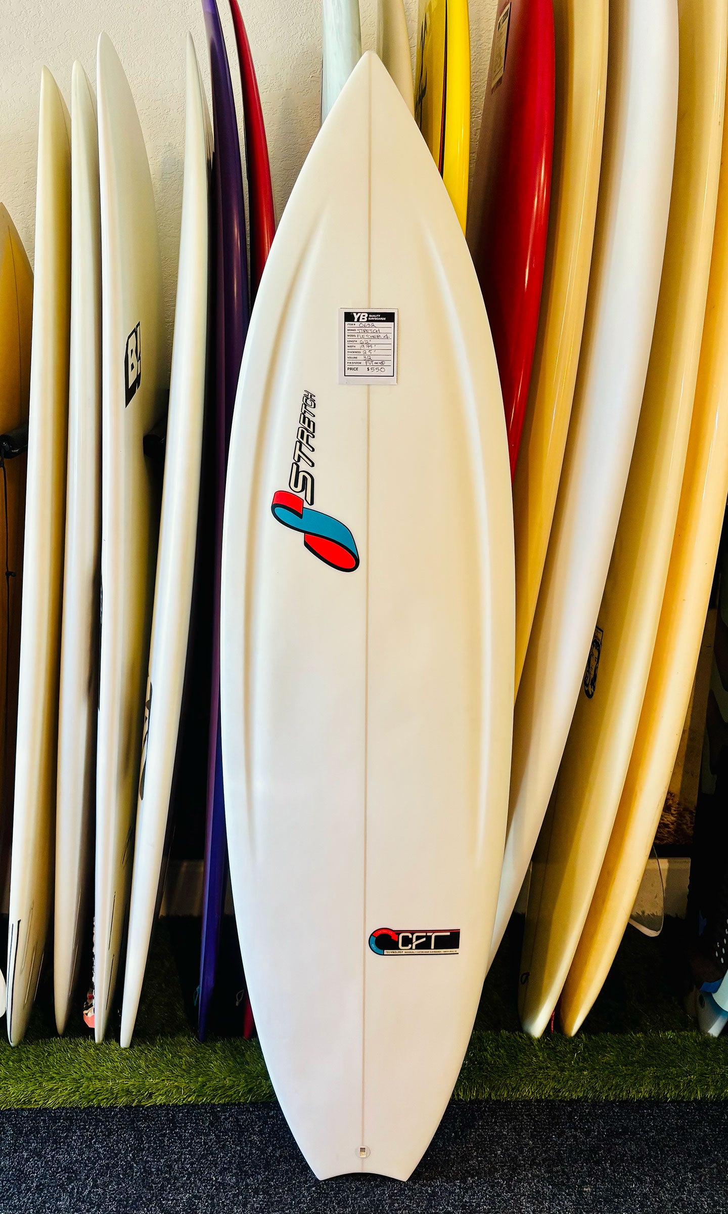 Stretch 6'2" 32L Fletcher Four Surfboard