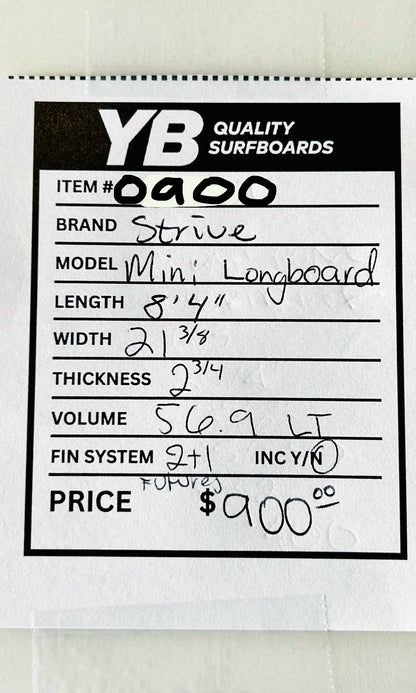 Strive 8'4" 57L New Mini Longboard
