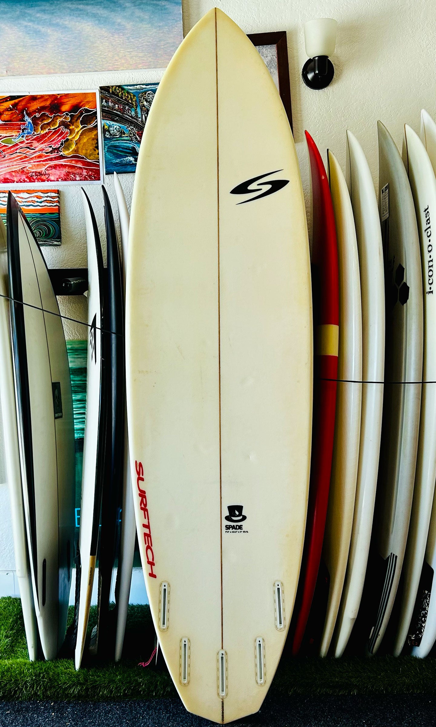 Surftech 7'4" 52.9L Spade Surfboard