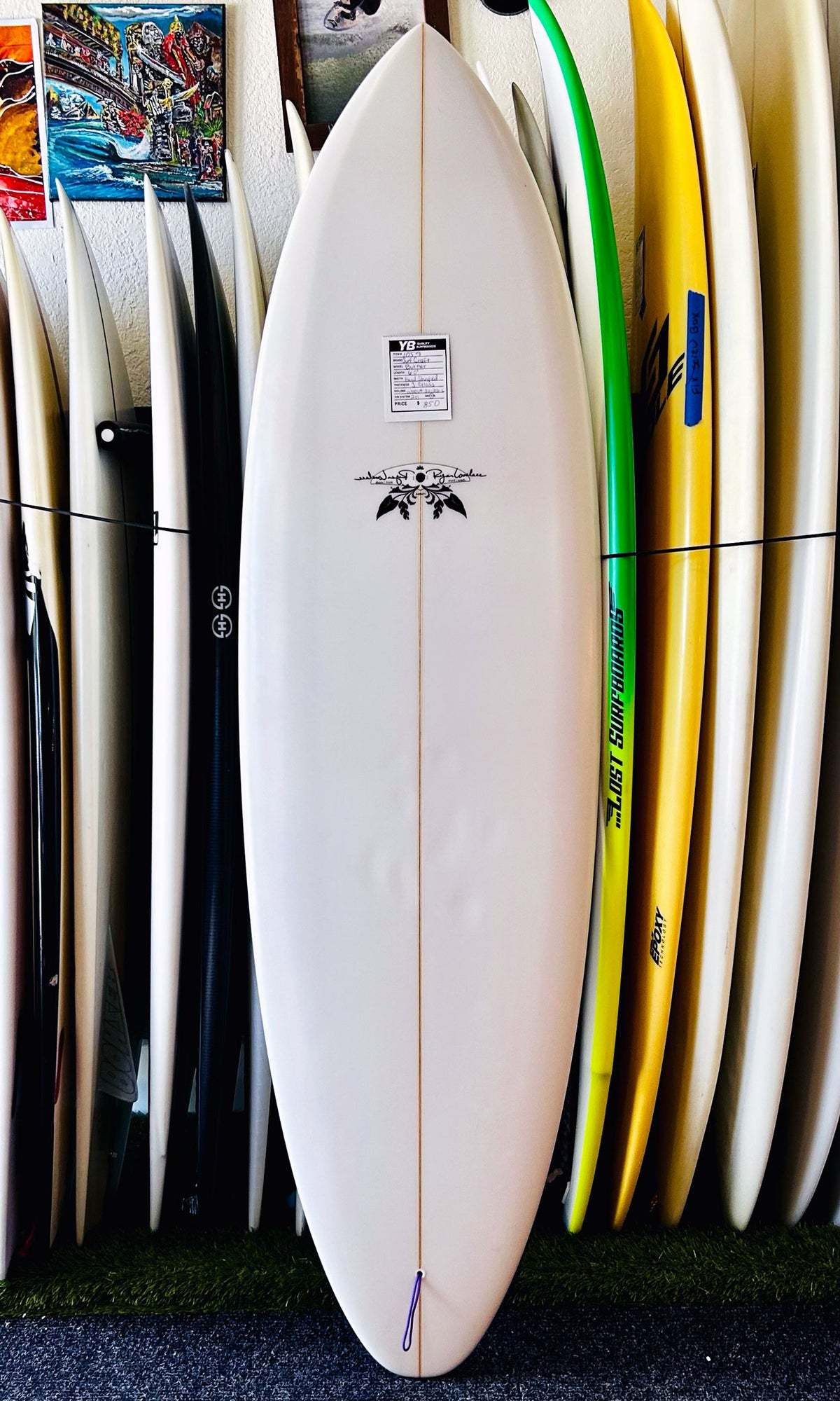 Ryan Lovelace 6'0" 32L Burner Used Surfboard