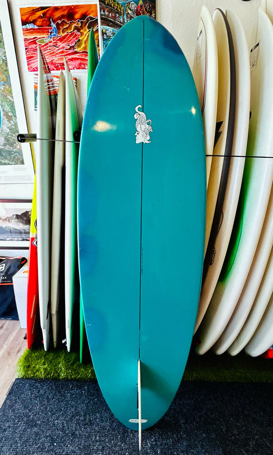 Joel Tudor 6'0" Single Fin Egg Used Surfboard